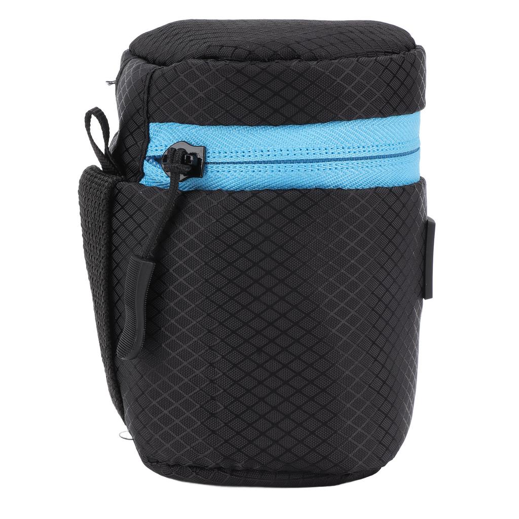 Camera Lens Protective Pouch Neoprene Waterproof Lens Case Bag with Zipper for DSLR Camera