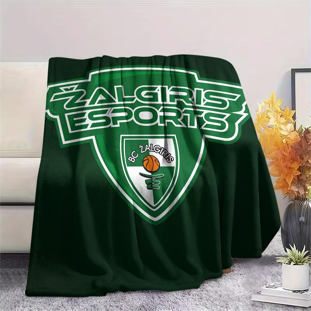 BC Žalgiris  Print Flannel Blanket, High quality Comfortable for All Seasons, Home Decor, Warmth and Comfort