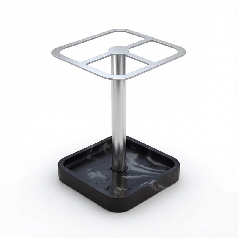 cmaos No-Drill Stainless Steel Toothpaste & Toothbrush Holder