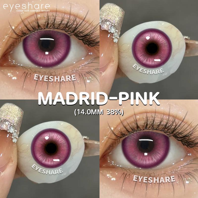 1 Pair Color Contact Lenses for Eyes Halloween Red Lenses Colorful Cosplay Blue Pupils Cosmetics Beauty Purple Lenses