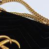 [Gebraucht] Marmont Logo gesteppte Wildleder-Kettentasche - Gut #1RWR7F7