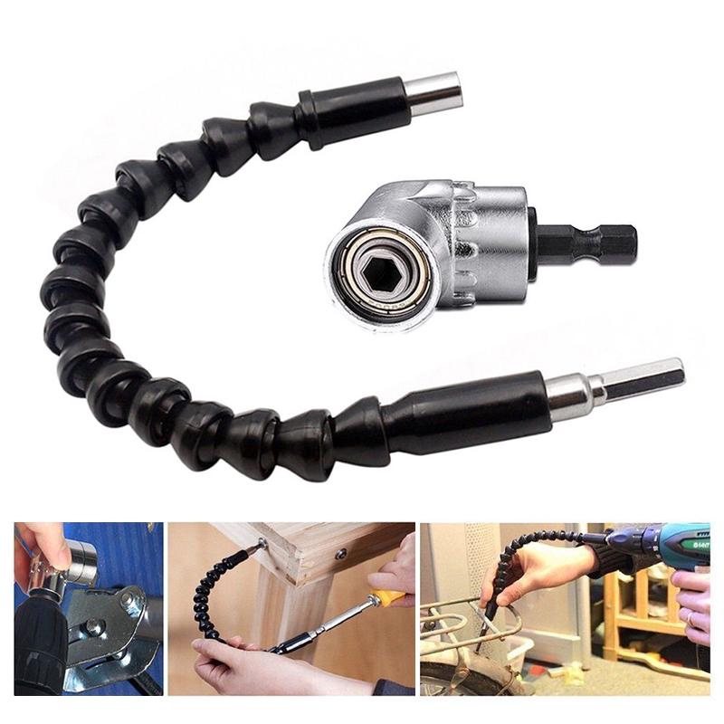 Buy High-quality Right Angle Drill and Flexible Angle Extension Bit Kit ...