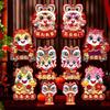 Chinese Style Horse Year Spring Festival Decoration Fu Character 3D Door Banner Cartoon Horse Door Sticker 2026 Spring Festival