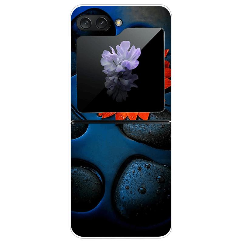 Clear Phone Case For Samsung Galaxy Z Flip7 Fashion Hard PC Silicone Cover For Galaxy Z Flip 7 5G ZFlip7 Transparent Protector
