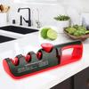 One piece set of anti slip handle four in one multifunctional quick sharpener for household use kitchen accessories sharpener