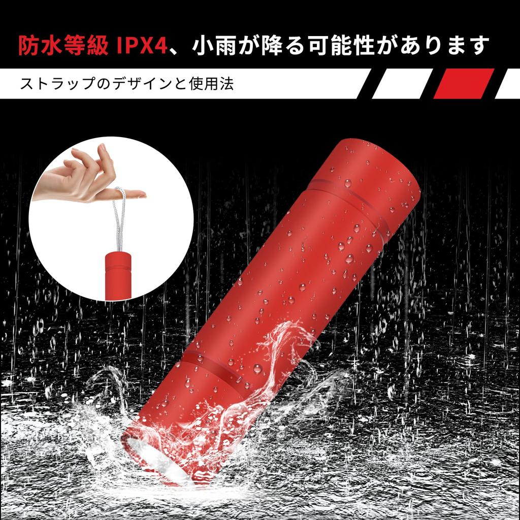 ABODXWERDI Kompaktowa Latarka LED z Możliwością Ładowania, Wzmocniony Stop Aluminium Sprężynowy 800 3 Idealna na Energię Awaryjną, Pierwsza na Zewnątrz Nocą i do Wyprowadzania Psa