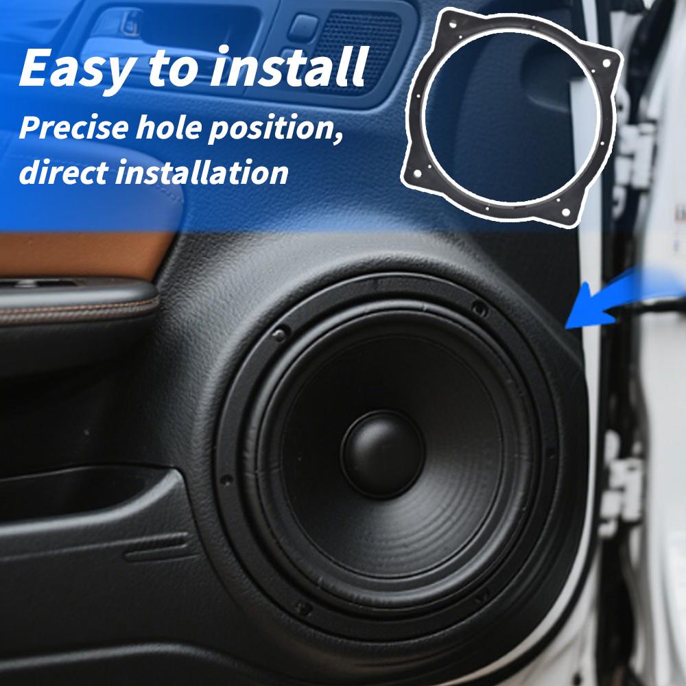 2pcs Car 6.5 " Sub Woofer Audio Speaker Mount 6.5" Horn Bracket Washer Pad Adapter For Hyundai Sonata 8 9th Generation