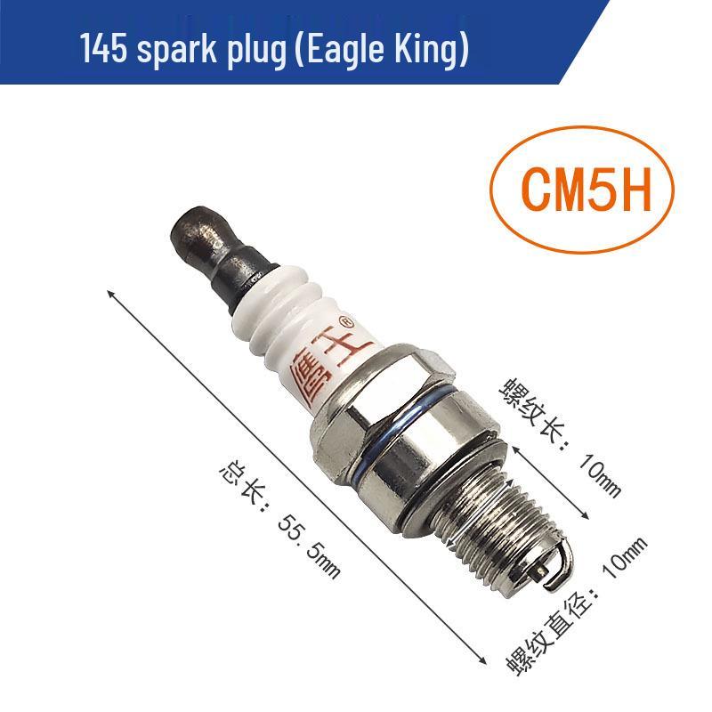 145 Eagle King 4-Stroke Gasoline Engine Accessories Set: Pull Starter, High-Voltage Coil, Cylinder Spare Parts for Lawn Mower