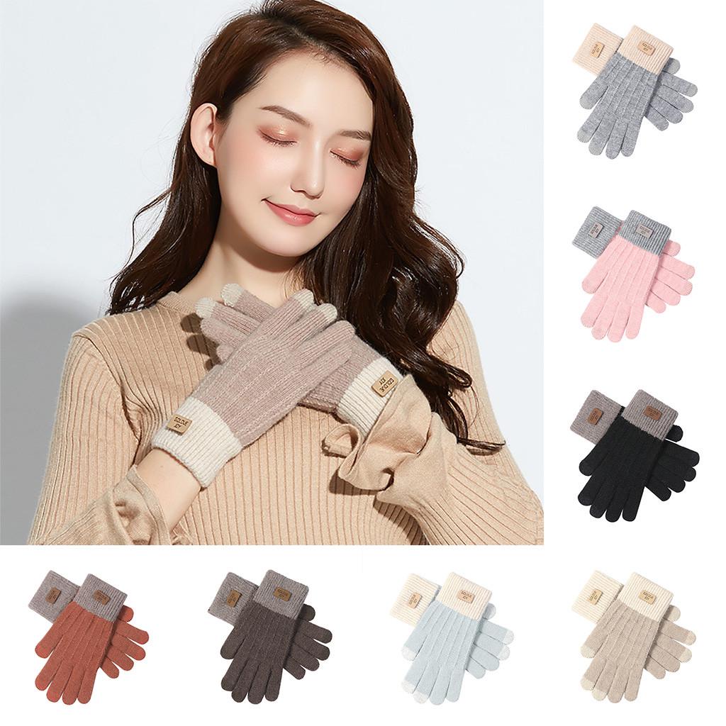 Buy Women Cute Play Mobile Phone Warm Gloves Soft Cotton Winter Gloves