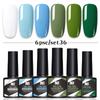 6-Color Nail Polish Glue Set, Popular Color Nail Glue, Phototherapy Nail Polish Glue Can Be Matched Arbitrarily.