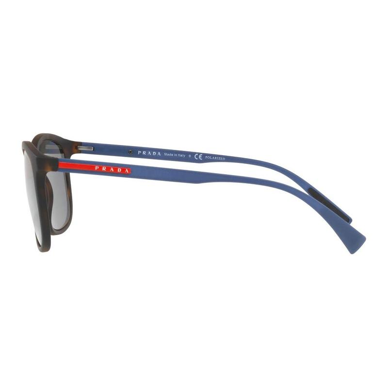 Prada Logo Plastic Irregular Sunglasses Unisex Couple Style Brown