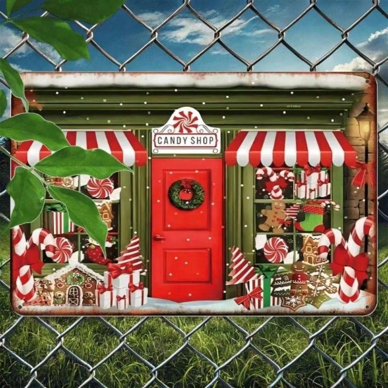 Metal Wall Art Retro Home Decor Living Room Painting 20x30 cm