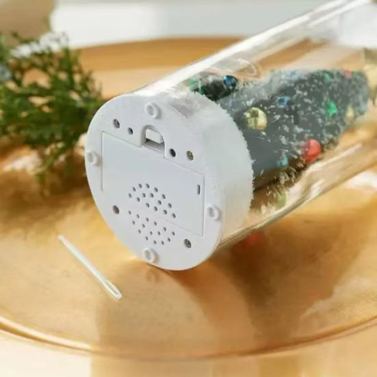 Christmas Snowman Message In A Bottle Recordable Voice Message Bottle Ornament Snow Scene In Nostalgic Bottle Decoration Holiday Keepsake Gift