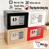 Wall-Mounted Electronic Mini Safe with Coin Slot - Anti-theft Jewelry and Change Box for Bedroom or Wardrobe