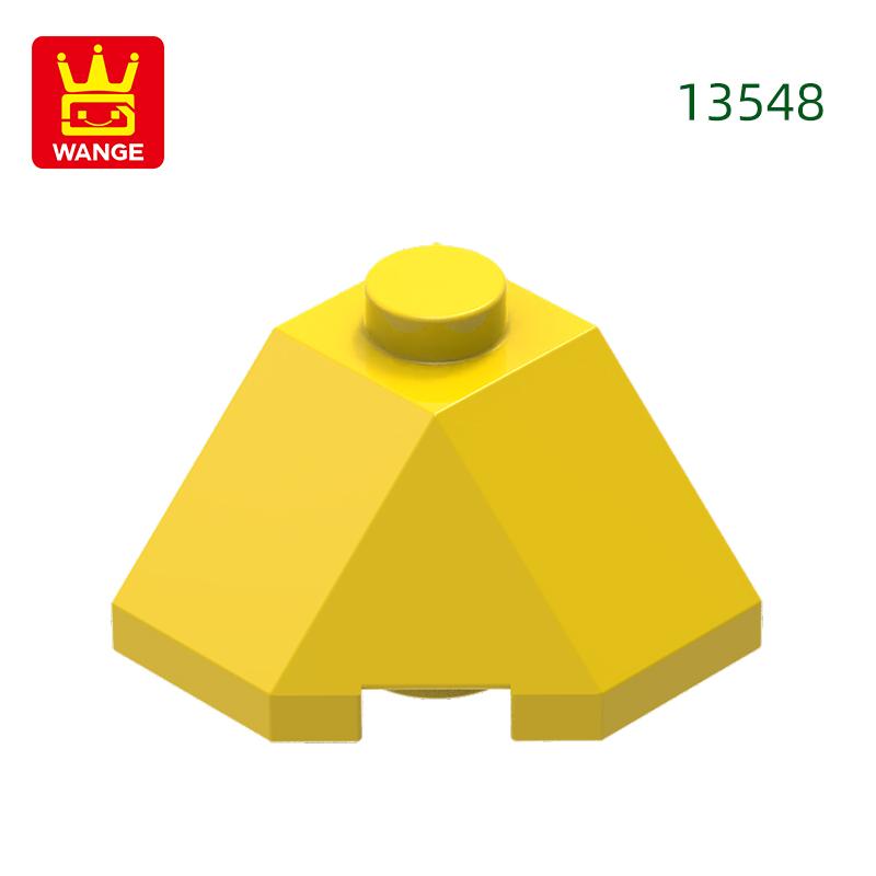 Non-Toxic 122Pcs/Lot 13548 Slope Roof Tile 2X2X1 Dots Block Moc Color Accessories Compatible With Brick Diy Children'S Toy Assembly Parts