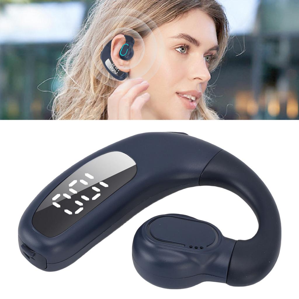 Wireless Earbud 180 Degrees Rotating Waterproofing Stereo Sound 5.5 Conduction Headphone for Daily Travel Sports
