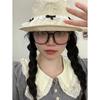 Handmade Bucket Hat Elegant Decorated Cloches Style for Women Party Simple Hat Cloche Lady Bucket Hat