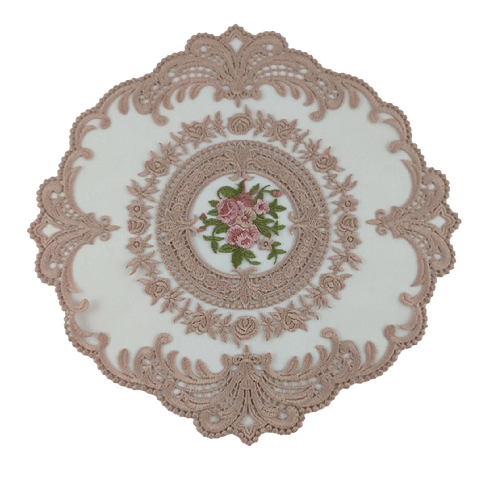 

Кружевная подставка 28*28 см, цвет абрикосовой пасты, бежевый, верблюжий G