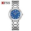 OFNS Women's Waterproof Rhinestone Luxury Quartz Watch with Roman Numerals