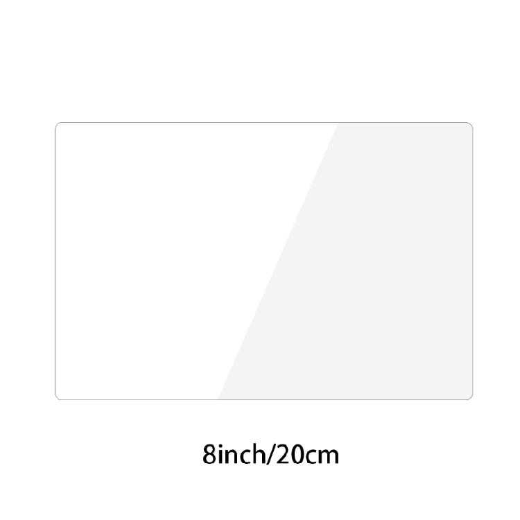 8inch Rear Screen Protectors Tempereds Glass Shatterproof Film AntiFingerprint Smudges Resistance for Model 3