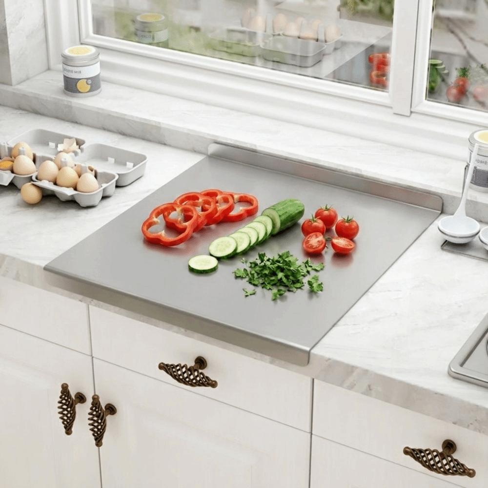 Anti-Mold Chopping Board Double-sided Chopping Block Stainless Steel Cutting Board  Cutting Dough