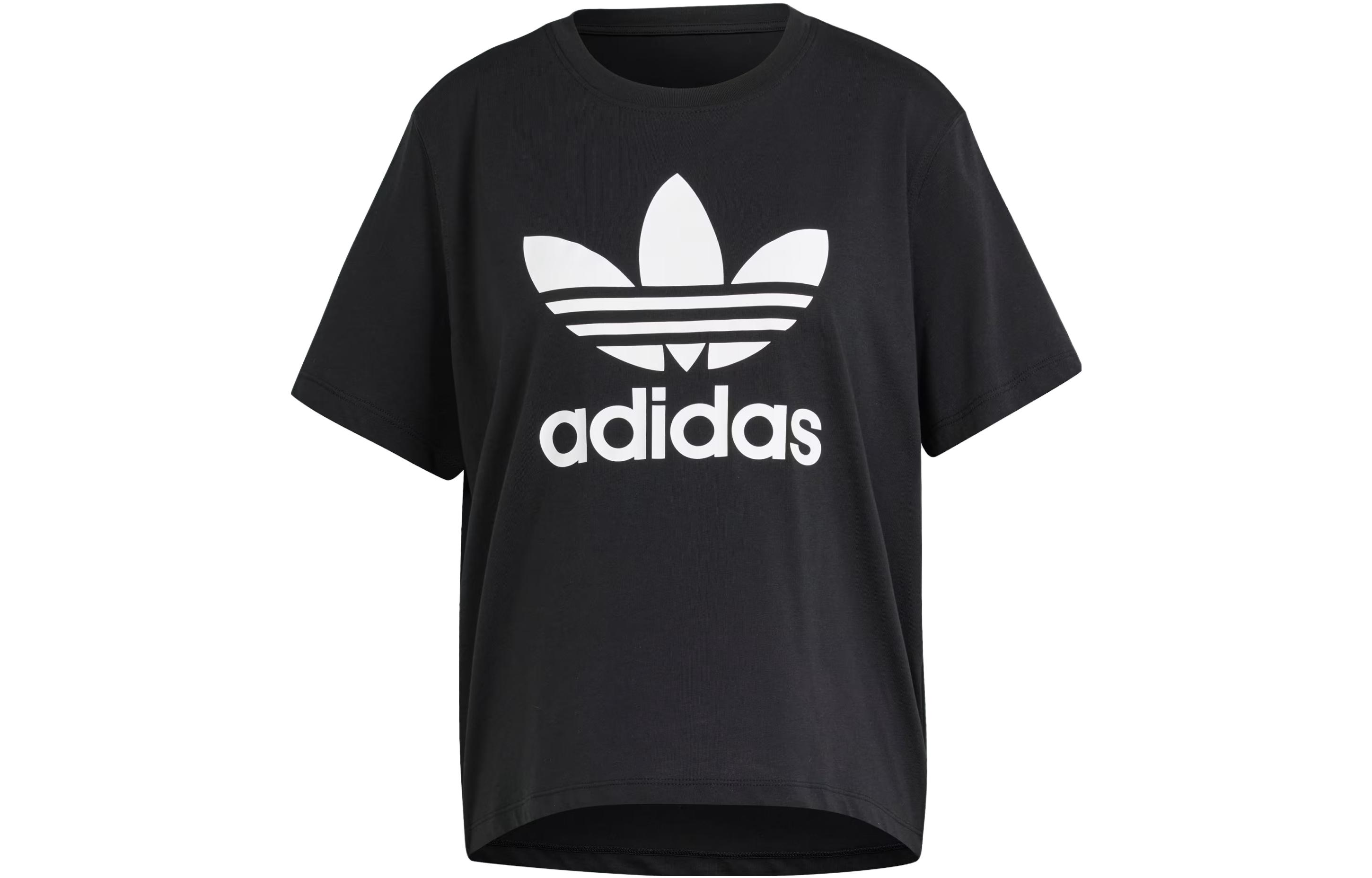 Adidas Originals Adicolor trefoil Black T-shirt IU2422 S