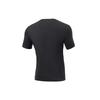 Li Ning T Shirts Men's Black Crew Neck Moderate Straight Fit ATSS479-3