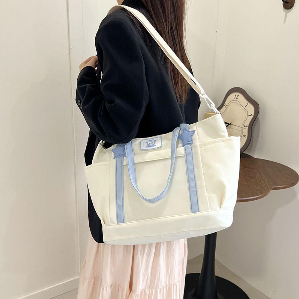 Waterproof Transparent Itabag Nylon School Tote Bag Fashion Messenger Bag  Shoulder Bags