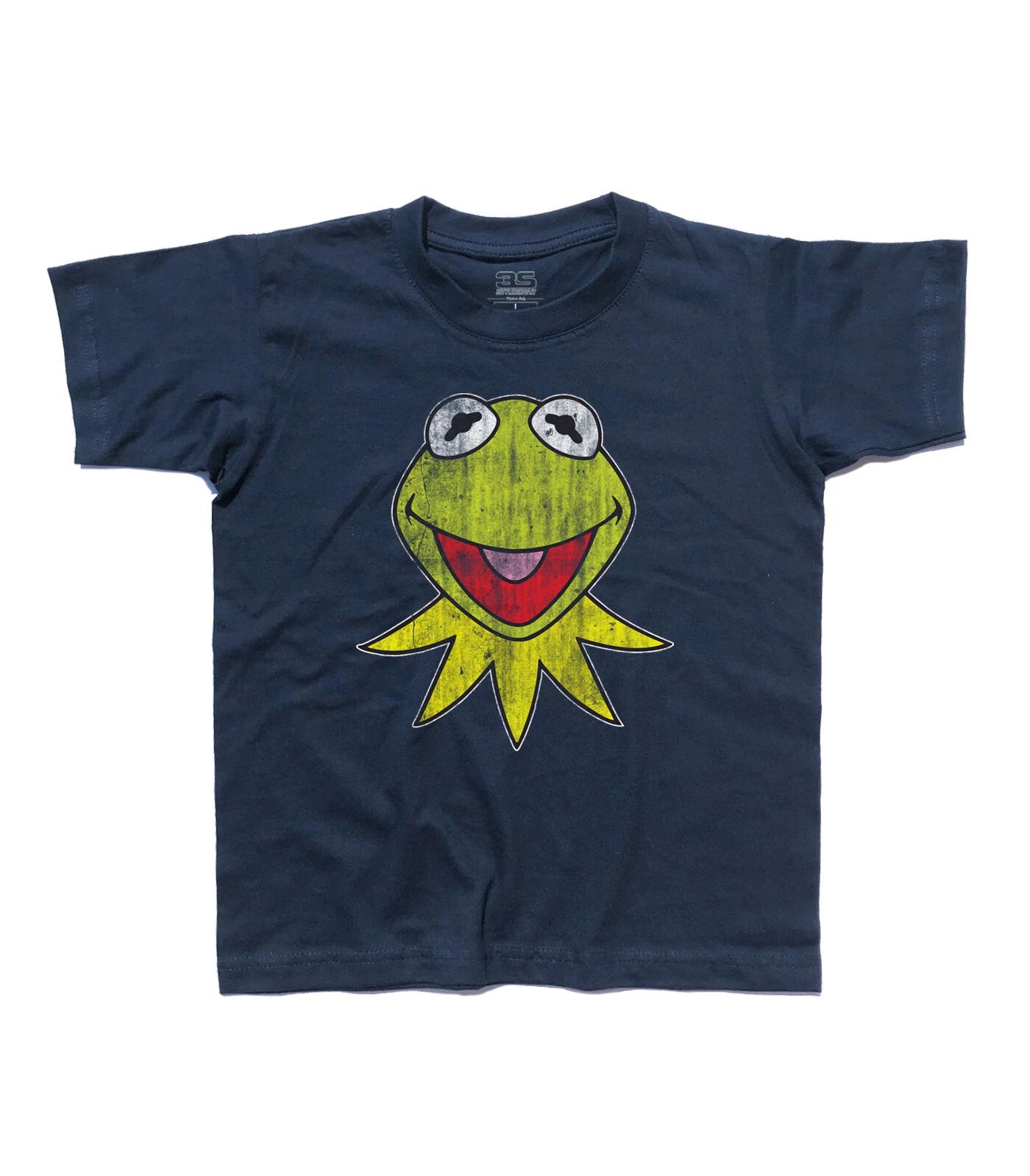 Child Kermit The Frog Frog Antique Muppet Piggy T-Shirt- 100