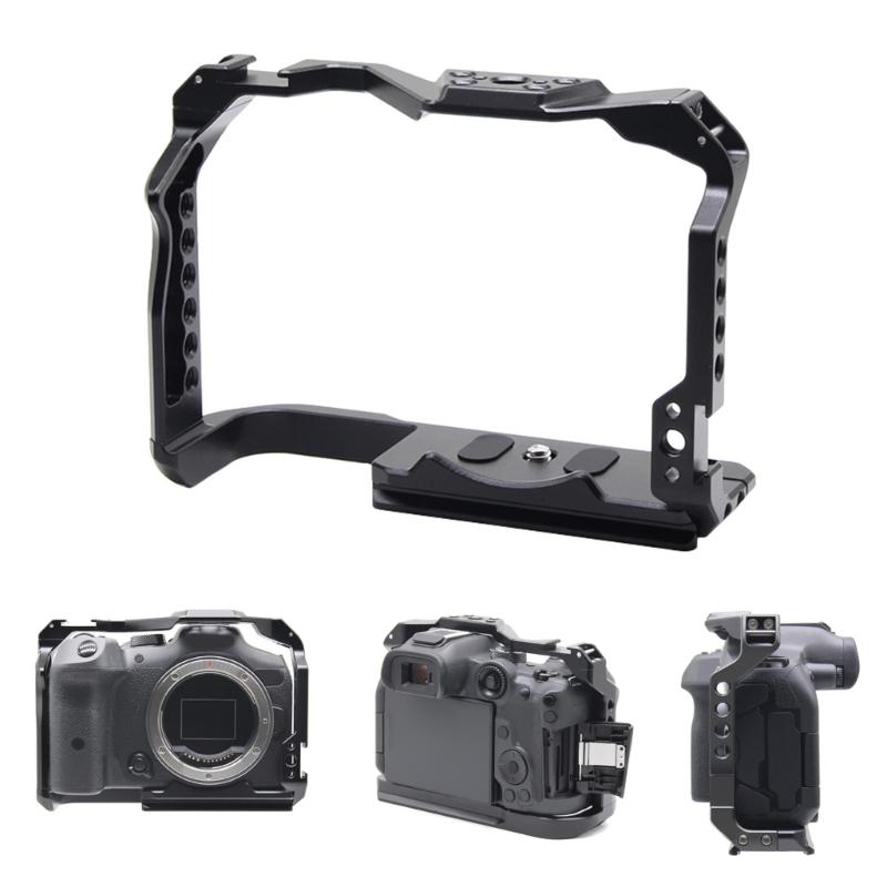 Aluminum Camera Cage Frame For DSLR Cameras Featuring 1/4 and 3/8 Screw Holes For Versatiled Use