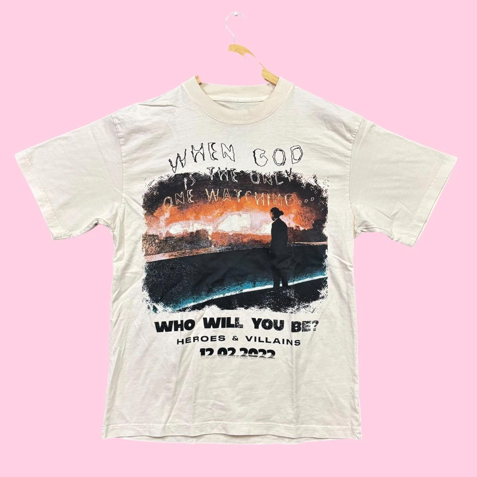 Metro Boomin Heroes and Villains Album Hip-Hop Tee M S