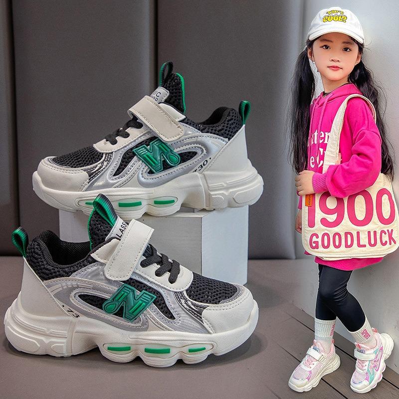 Детская обувь Детские кроссовки Весна Средняя Детская сетчатая обувь Девочки сетчатая — фото 10