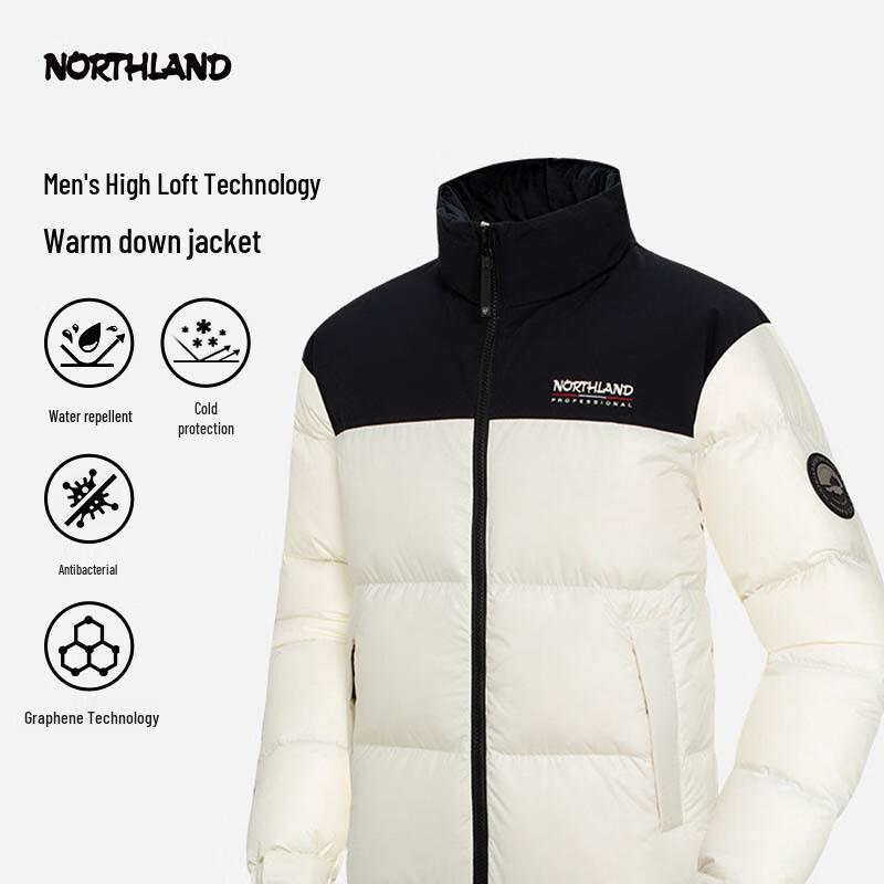 

NORTHLAND Unisex Outdoor High Loft Down Jacket NDJET0609S 170/88A