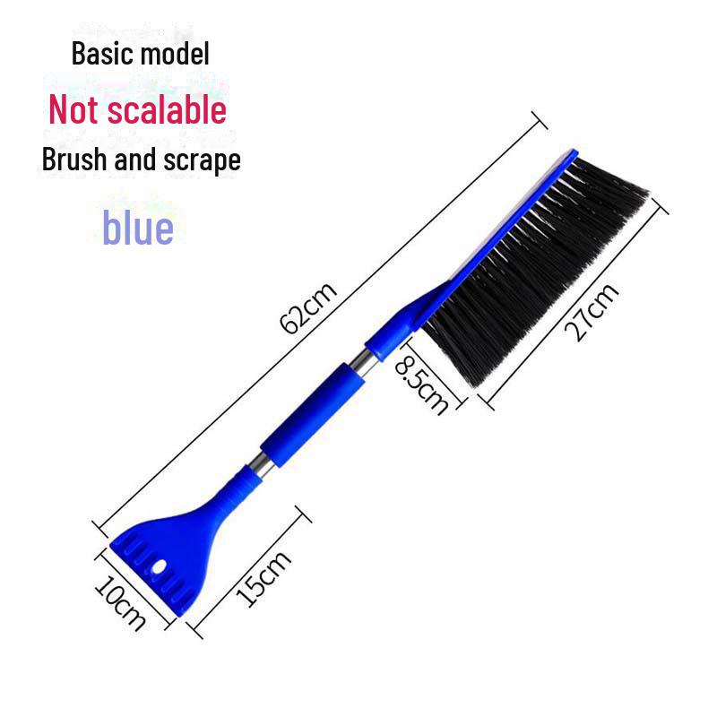 

Лопата и щетка для уборки снега 2-в-1 - Инструмент для зимнего удаления льда, размораживания и сметания снега Factory Direct - Great Value синий