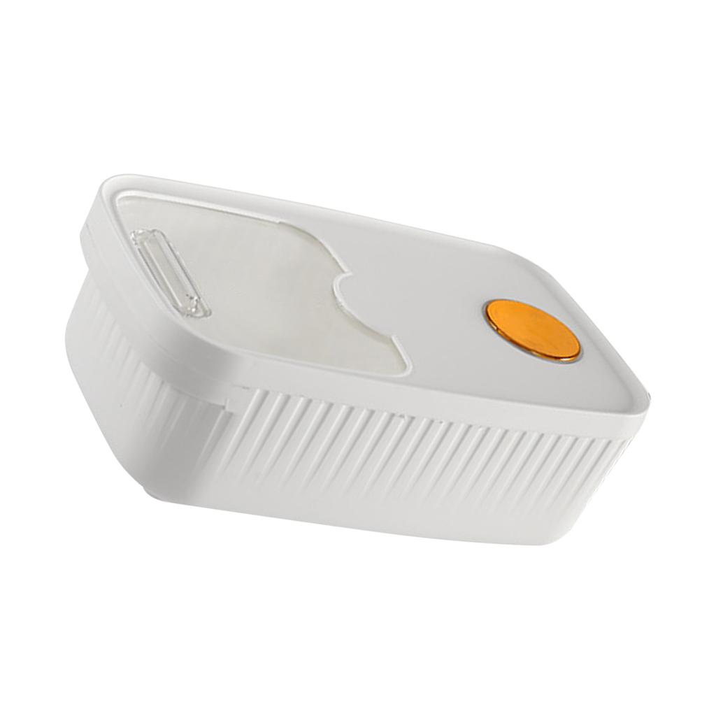 Plastová nádoba na rýži s velkou kapacitou, vzduchotěsná s víkem, zásobník na rýži pro obilí, cereálie, mouky, bílá 5 kg