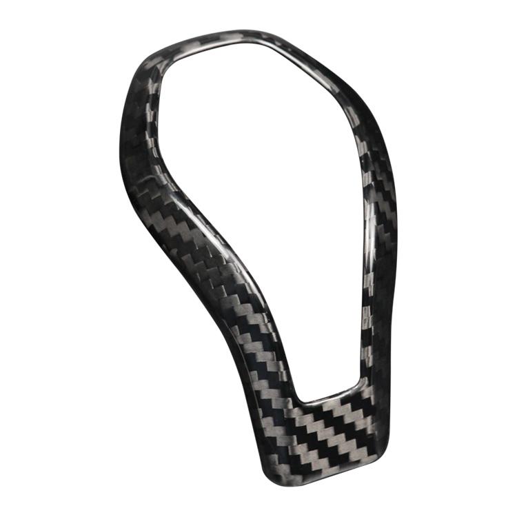 Shasha Carbon Fiber Car Parts Gear Shift Knob Cover Auto Interior Accessories Decoration for Infiniti Q50 Q60