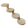 Yousheng 1 Set Hamster Ladder High Stability Detachable Solid Climbing Stairs Birds Parrot Exercise Perches Stand for Home Use
