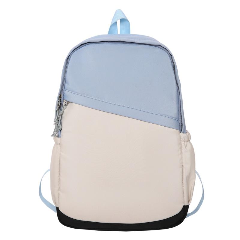 Business Backpack, Nylon Wear-resistant Office Commuting Computer Bag, Solid Color Versatile Backpack