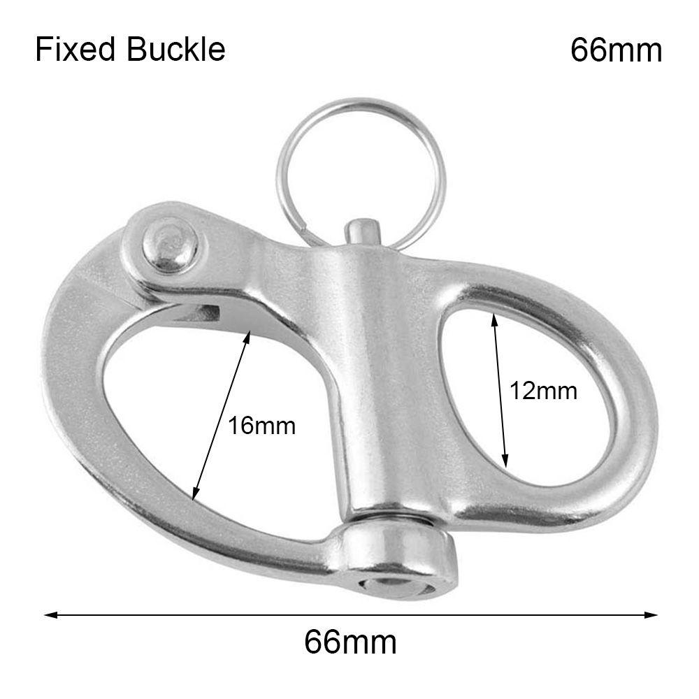 Stainless Steel EDC Carabiner Quick Release Clip Outdoor Keychain Portable Tool Belt Buckle Hanging Equipment