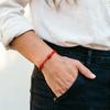 Noter Neues Glück Rotfaden Armband Unisex Hohe Qualität Handgemacht Geflochtenes Freundschaftsarmband Verstellbar 11 Farben Verfügbar