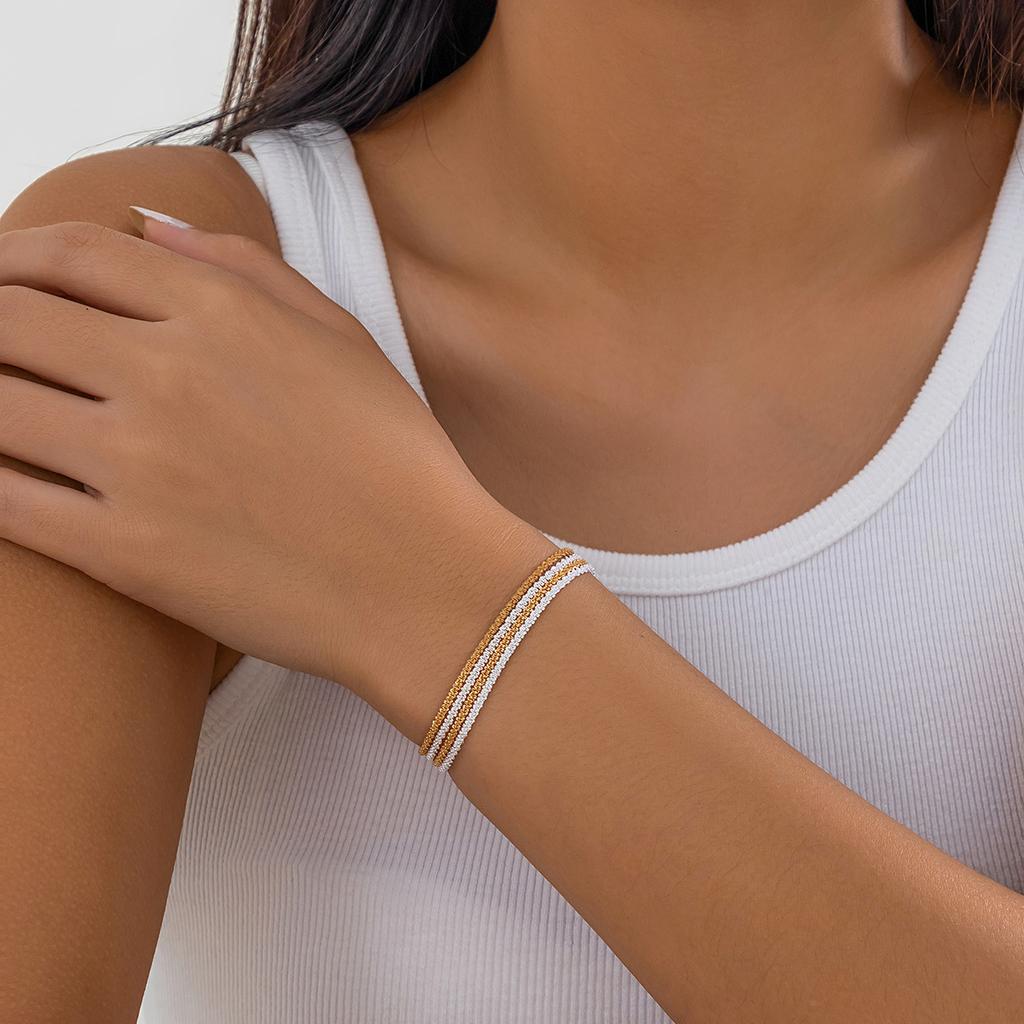 Sparkling naked chain multi-layer neck necklace ins wind simple winding chain necklace women's