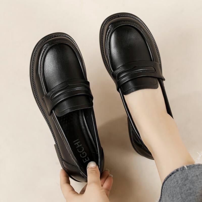 EGCHI Women s SRKB15 Slip-On Loafer Flats 35