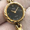 Used [New Battery] ALBA Y150-0A30 Quartz Round Chain Gold Alba SEIKO Vintage