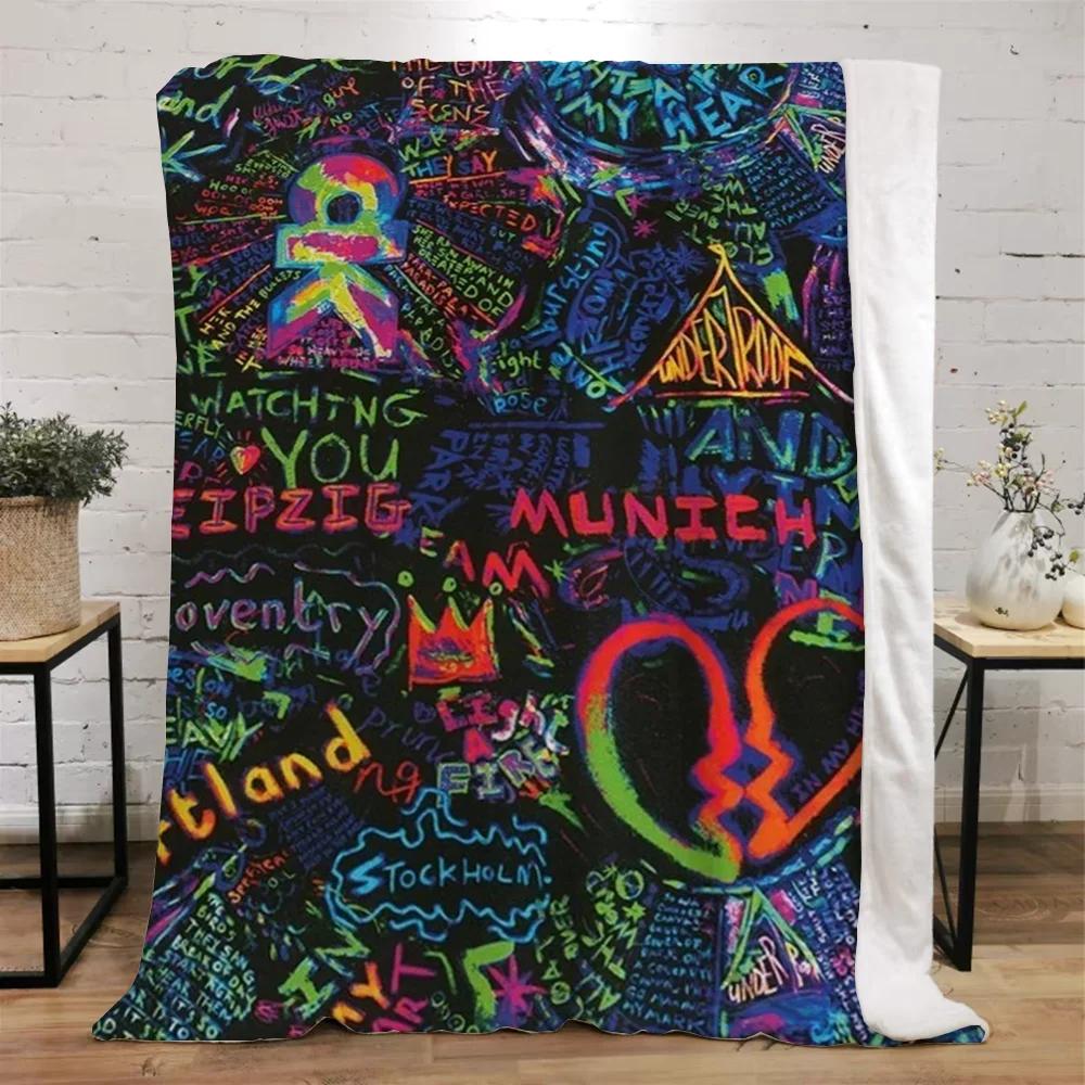 Coldplay Throws Blankets for Sofa Luxury Throw Blanket King Size Fluffy Plaid Microfiber Bedding Beach Towel Home Interior Knee