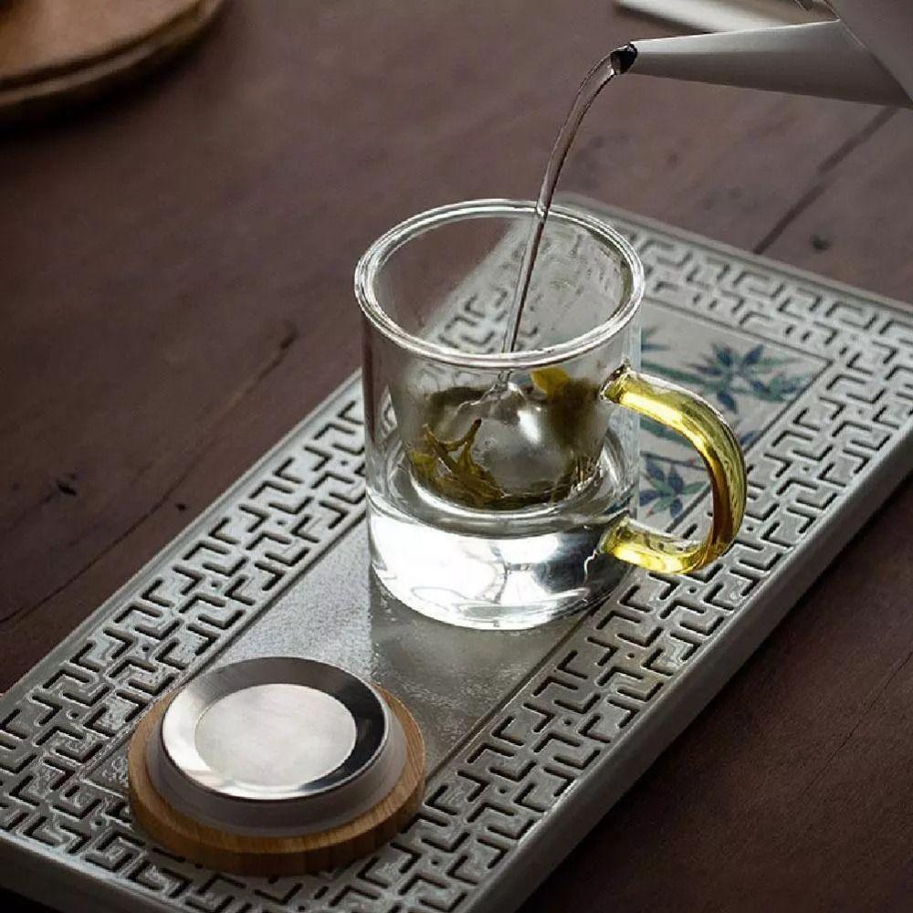 High Borosilicate Glass Tea Cups With Cover Water Cup Originality Water Separate for Household