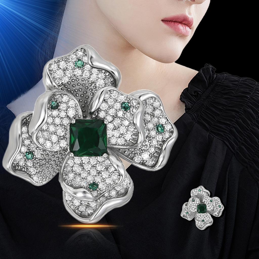 Senior-Broschen, Blumen-Blatt-Brosche, Anstecknadeln für Damen, Anzug-Anhänger, modische Broschen, Schmuck