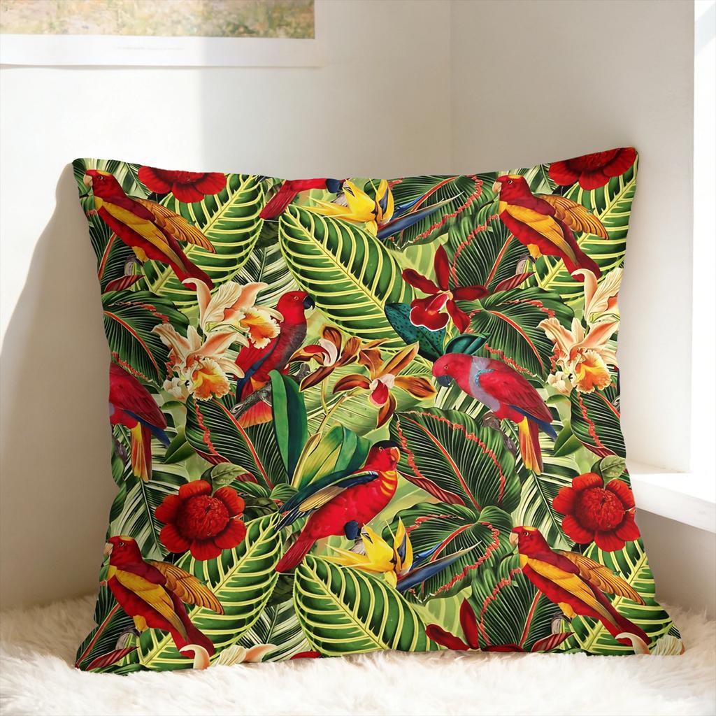 Tropical Floral Pillow Case Novelty Pillow Cover Comfy Pillowcases For Wedding Party Home Decor