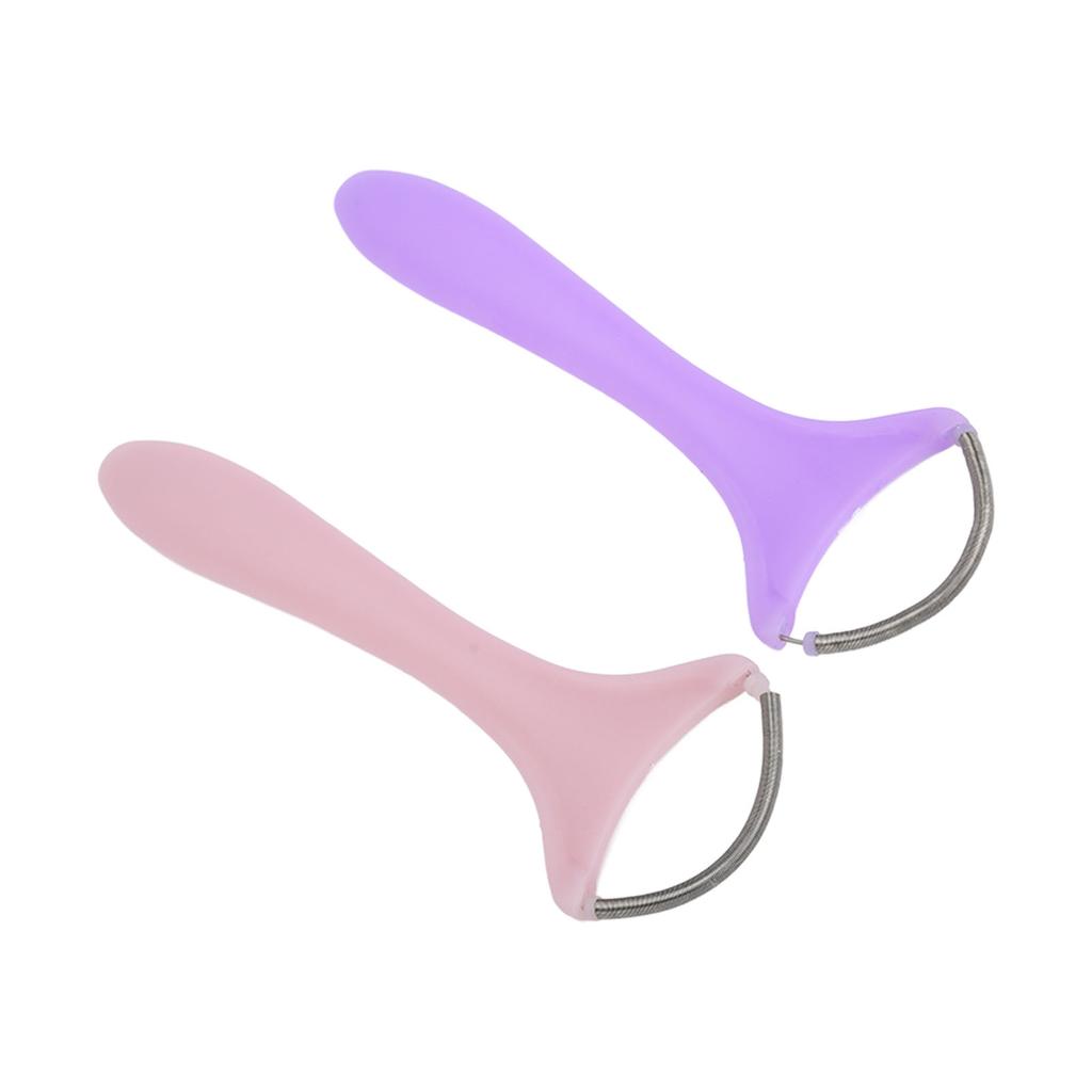 2 stücke Frühling Gesichts Haar Entferner Frauen Tragbare Threading Gesicht Epilierer für Oberlippe Kinn Wangen