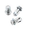 5/10pcs Petal Rivet Lock Nuts with Screw Fixed License Plate for Car Screw Iron Skin Car Metal Screw Jack Nuts Hollow Wall