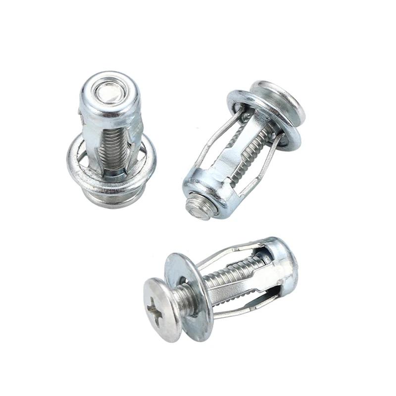 5/10pcs Petal Rivet Lock Nuts with Screw Fixed License Plate for Car Screw Iron Skin Car Metal Screw Jack Nuts Hollow Wall